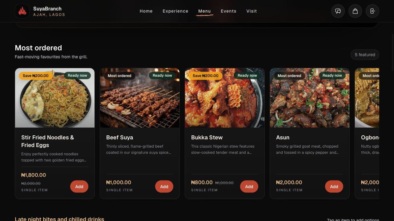 SuyaBranch product screenshot